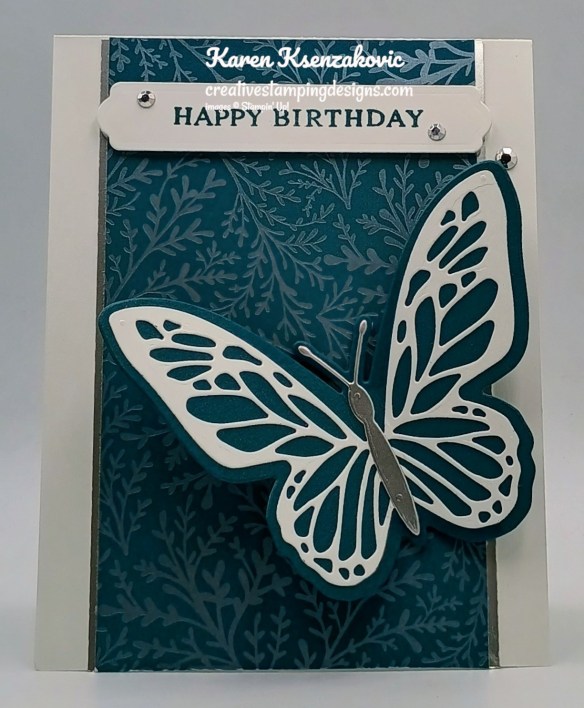 Stampin' Up! Beautiful Butterflies CAS 2 creativestampingdesigns.com