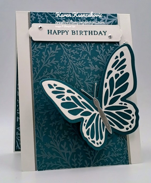 Stampin' Up! Beautiful Butterflies CAS 4 creativestampingdesigns.com