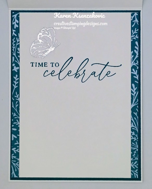 Stampin' Up! Beautiful Butterflies CAS 5 creativestampingdesigns.com