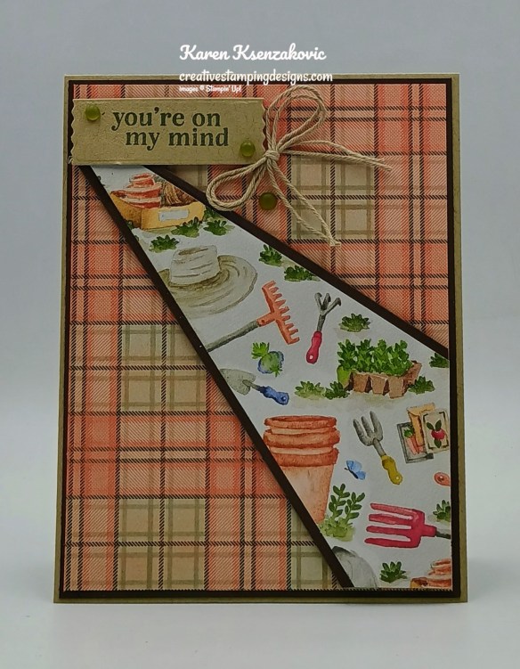 Stampin' Up! Grow with Love Plaid 2 creativestampingdesigns.com