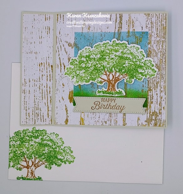 Stampin' UP! Loveliest Tree CAS Book Fold 6 creativestampingdesigns.com