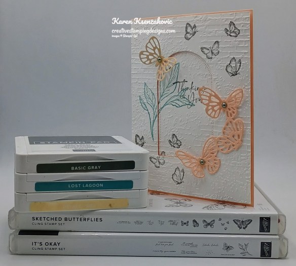 Stampin' Up! Sketched Butterflies Arch 1 creativestampingdesigns.com