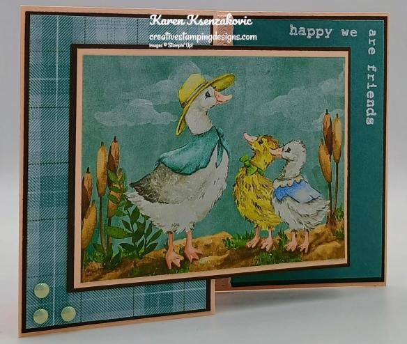Stampin' Up! Spring Corners Fun Fold 3 creativestampingdesigns.com