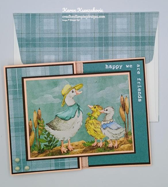 Stampin' Up! Spring Corners Fun Fold 7 creativestampingdesigns.com