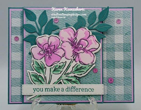 Stampin' Up! Thankful Garden Fun Fold 2 creativestampingdesigns.com