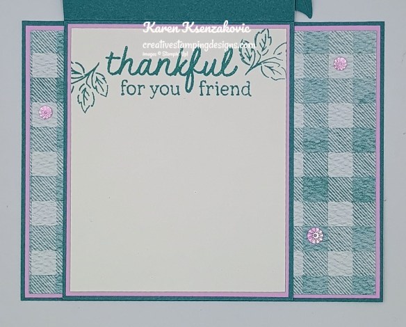 Stampin' Up! Thankful Garden Fun Fold 5 creativestampingdesigns.com