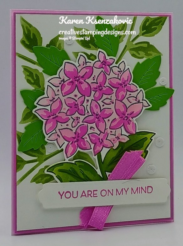 Stampin' Up! Thankful Garden Pink Hydrangea 3 creativestampingdesigns.com