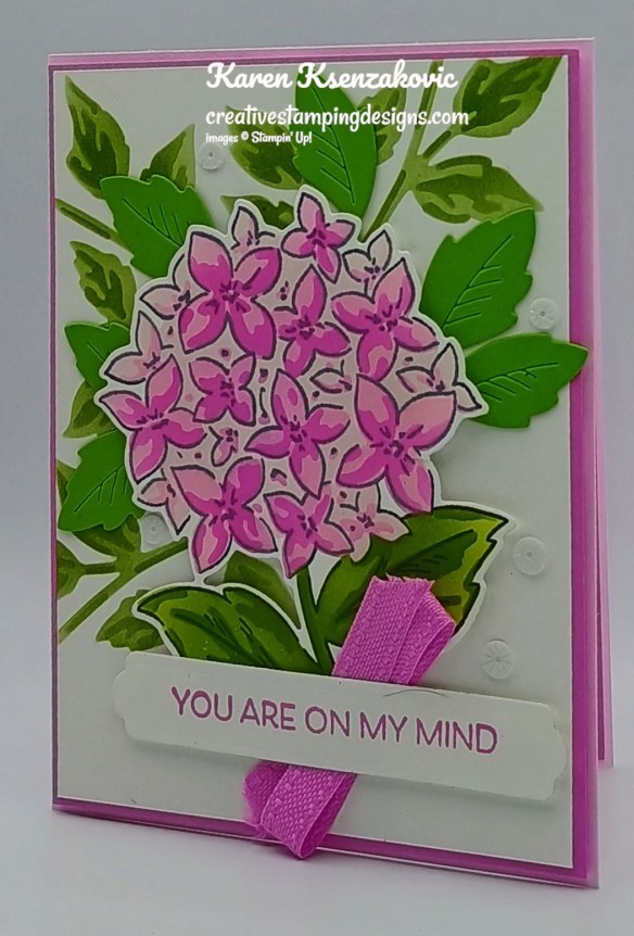 Stampin' Up! Thankful Garden Pink Hydrangea 4 creativestampingdesigns.com