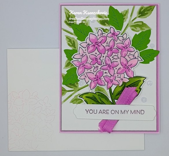 Stampin' Up! Thankful Garden Pink Hydrangea 6 creativestampingdesigns.com