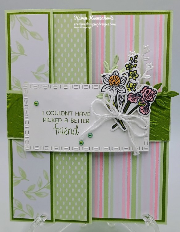 Stampin' Up! Year of Flowers Fun Fold 4 creativestampingdesigns.com