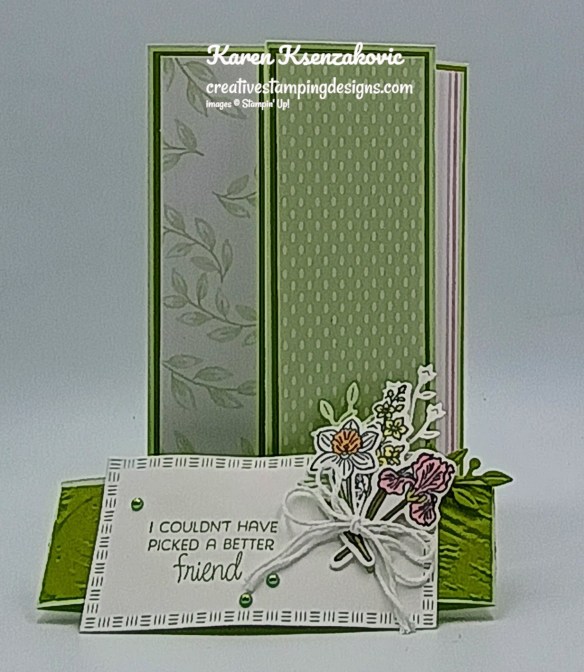 Stampin' Up! Year of Flowers Fun Fold 2 creativestampingdesigns.com