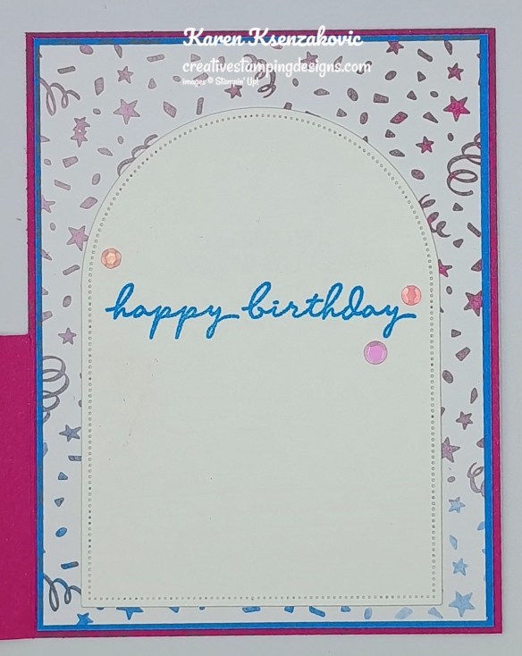 Stampin' Up! Arched Wishes Fun Fold 5 creativestampingdesigns.com