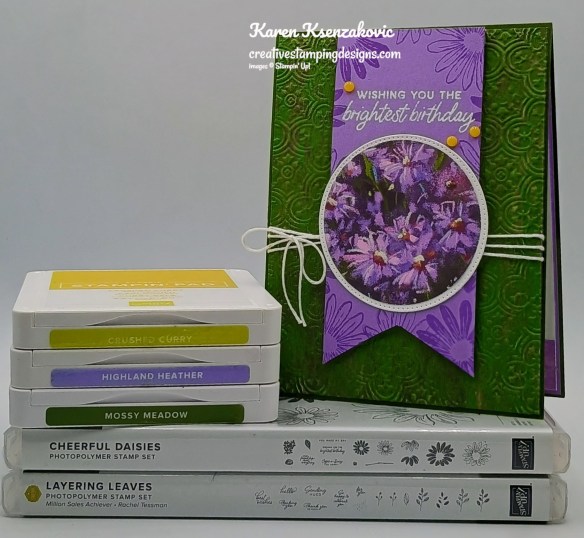 Stampin' Up! Cheerful Daisies Birthday 1 creativestampingdesigns.com