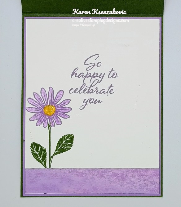 Stampin' Up! Cheerful Daisies Birthday 5 creativestampingdesigns.com
