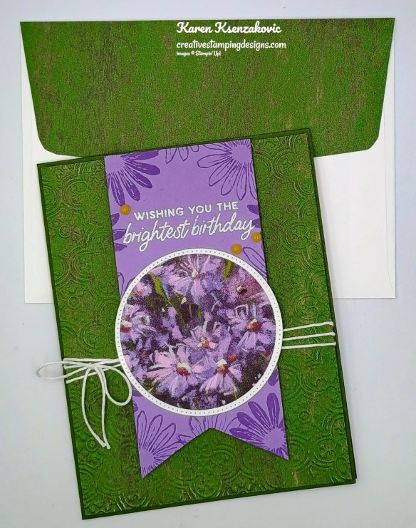 Stampin' Up! Cheerful Daisies Birthday 7 creativestampingdesigns.com