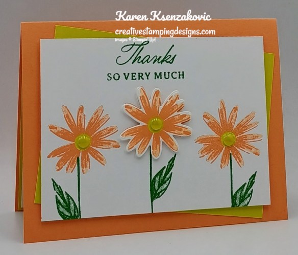 Stampin' Up! Impressions Abloom Daisies 3 creativestampingdesigns.com