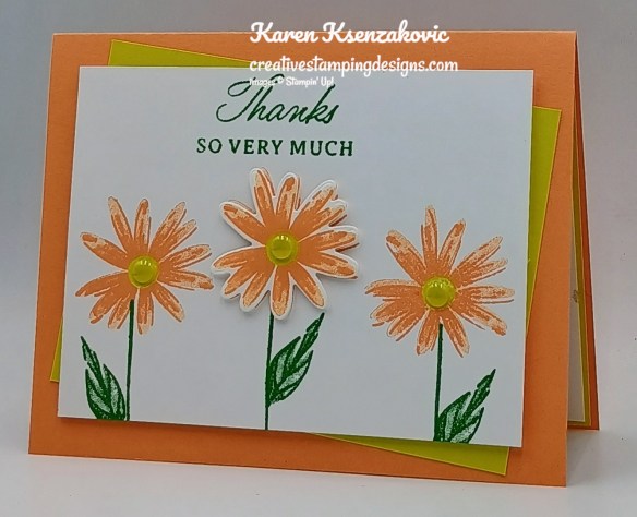 Stampin' Up! Impressions Abloom Daisies 4 creativestampingdesigns.com