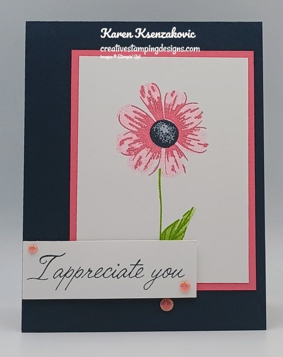 Stampin' Up! Impressions Abloom in Strawberry Slush 2 creativestampingdesigns.com
