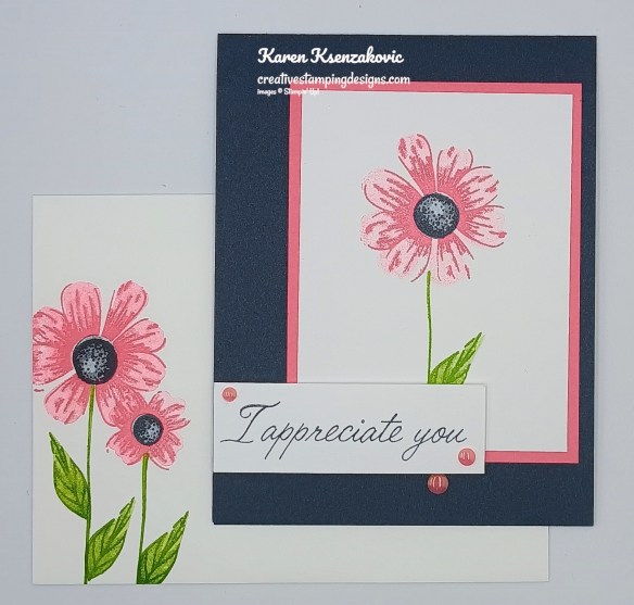Stampin' Up! Impressions Abloom in Strawberry Slush 6 creativestampingdesigns.com