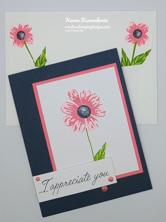 Stampin' Up! Impressions Abloom in Strawberry Slush 7 creativestampingdesigns.com