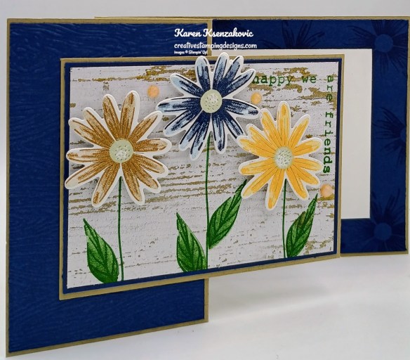 Stampin' Up! Impressions Abloom Fun Fold 3 creativestampingdesigns.com