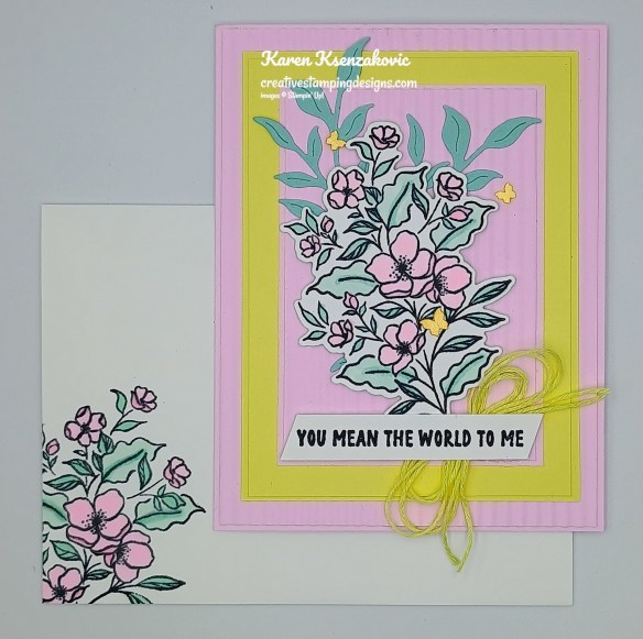 Stampin' Up! Memorable Blooms Layers 6 creativestampingdesigns.com