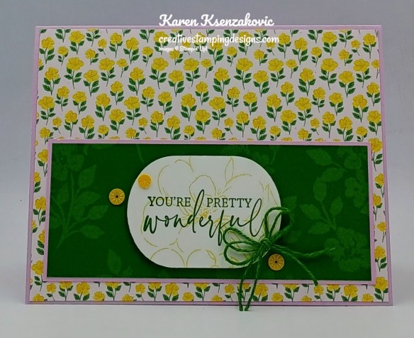 Stampin' Up! Mixed Labels CAS 2 creativestampingdesigns.com