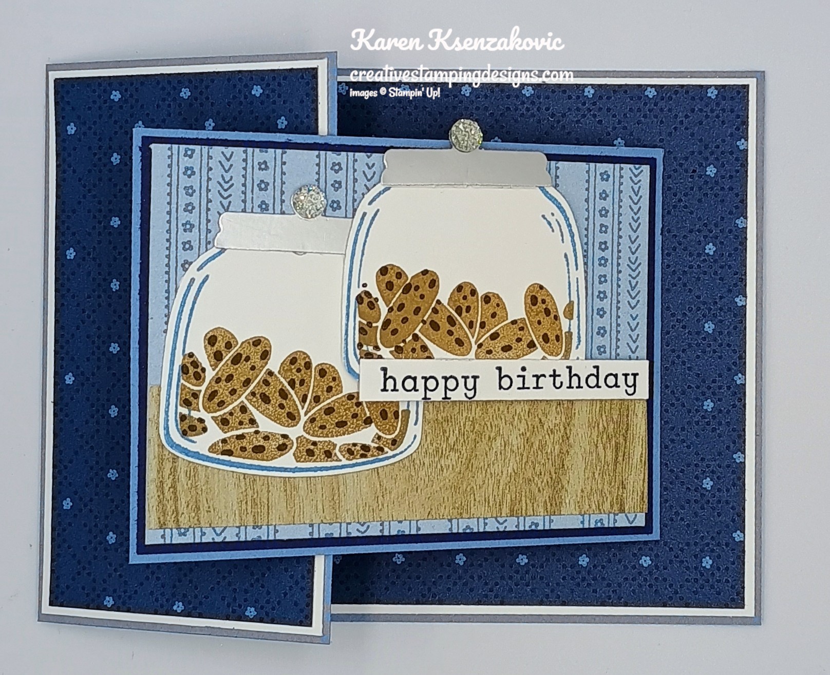Stampin' Up! Sweet Jar for Fun Fold Friday | Creative Stamping Designs