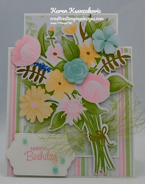 Stampin' Up! Year of Flowers Birthday 2 creativestampingdesigns.com