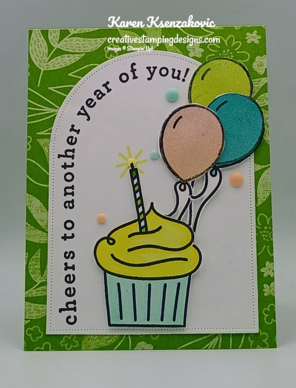 Stampin' Up! Arched Wishes Birthday 2 creativestampingdesigns.com