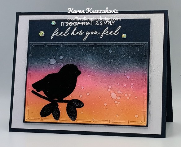 Stampin' Up! Feathered Fun It's Okay 3 creativestampingdesigns.com