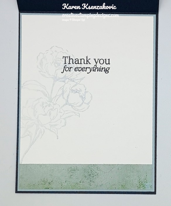 Stampin' Up! Gallery Blooms CAS 5 creativestampingdesigns.com