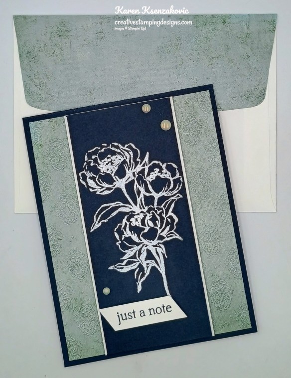 Stampin' Up! Gallery Blooms CAS 7 creativestampingdesigns.com