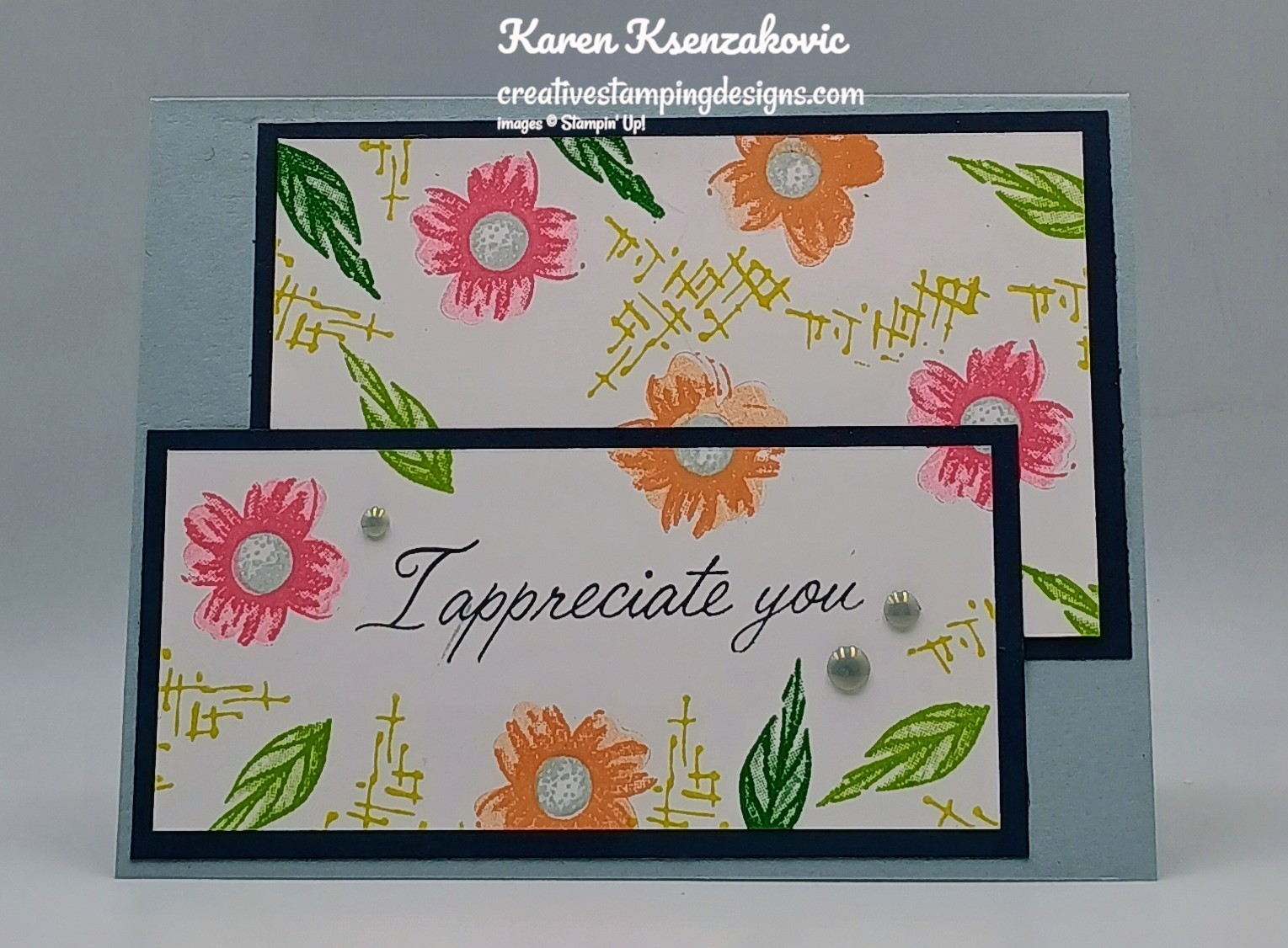 【レア】Stampin' Up! カラーセット3種 Stampin' Up! Impressions Abloom Double Time Stamping | Creative