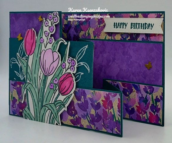 Stampin' Up! Mixed Florals Fun Fold 5 cretivestampingdesigns.com