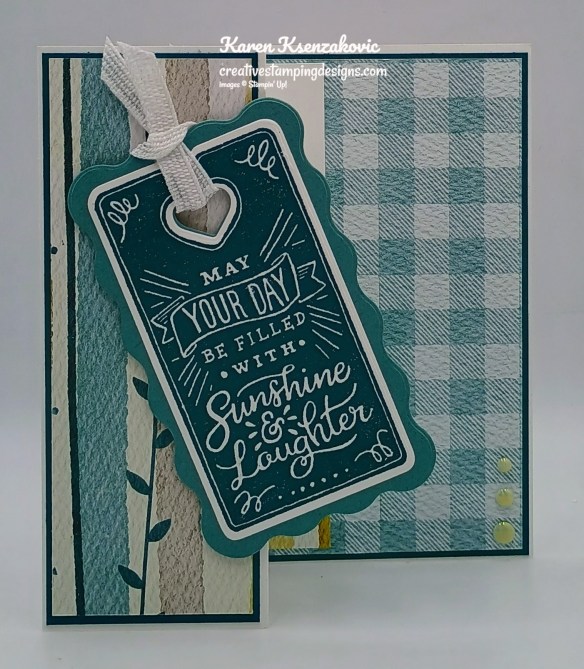 Stampin' Up! Paper Tags Fun Fold 2 creativestampingdesigns.com