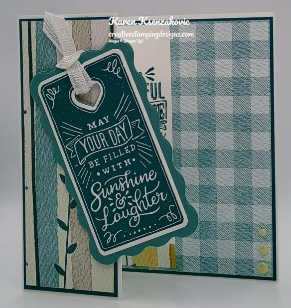 Stampin' Up! Paper Tags Fun Fold 4 creativestampingdesigns.com