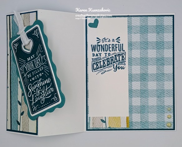 Stampin' Up! Paper Tags Fun Fold 5 creativestampingdesigns.com