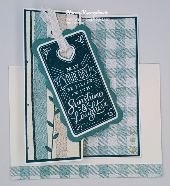 Stampin' Up! Paper Tags Fun Fold 6 creativestampingdesigns.com