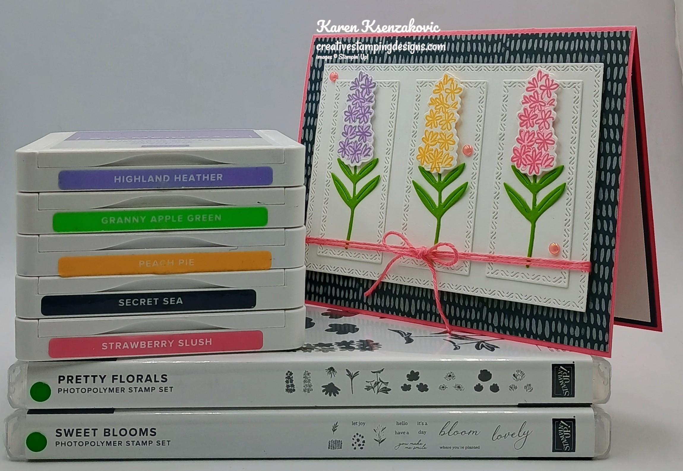 Stampin' Up! Pretty Florals for Amy's Inkin' Krew Team Blog Hop