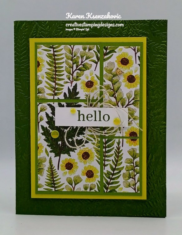 Stampin' Up! Sweet Blooms Hello 2 creativestampingdesigns.com