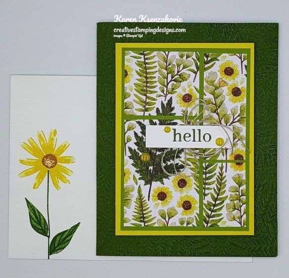 Stampin' Up! Sweet Blooms Hello 6 creativestampingdesigns.com