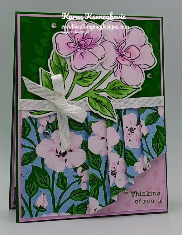 Stampin' Up! Thankful Garden Drapery Fold 3 creativestampingdesigns.com