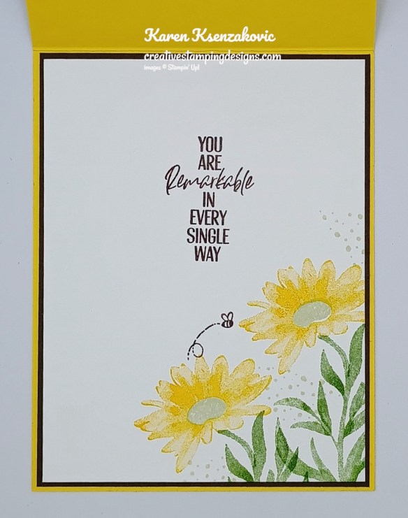Stampin' Up! You Are Remarkable Daisy 5 creativestampingdesigns.com
