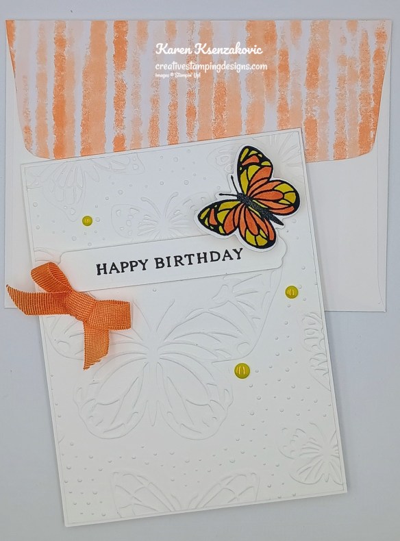 Stampin' Up! Beautiful Butterflies CAS 7 creativestampingdesigns.com