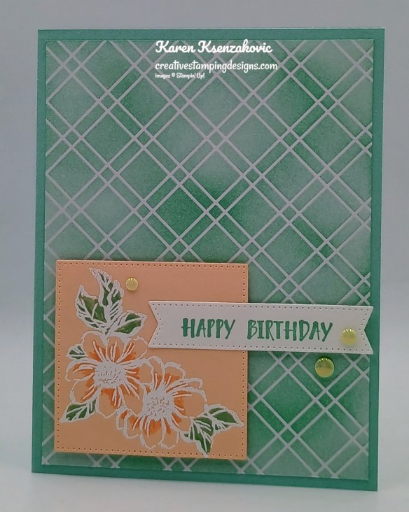 Stampin' Up! Gallery Blooms Birthday 2 creativestampingdesigns.com