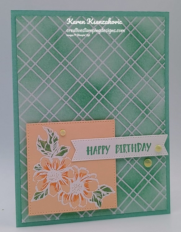 Stampin' Up! Gallery Blooms Birthday 3 creativestampingdesigns.com