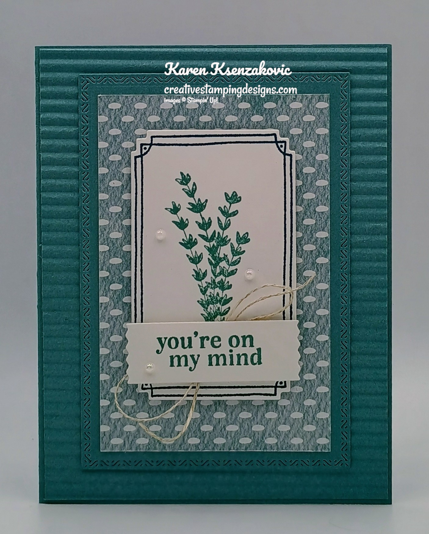 Stampin' Up! Grow With Love | Creative Stamping Designs