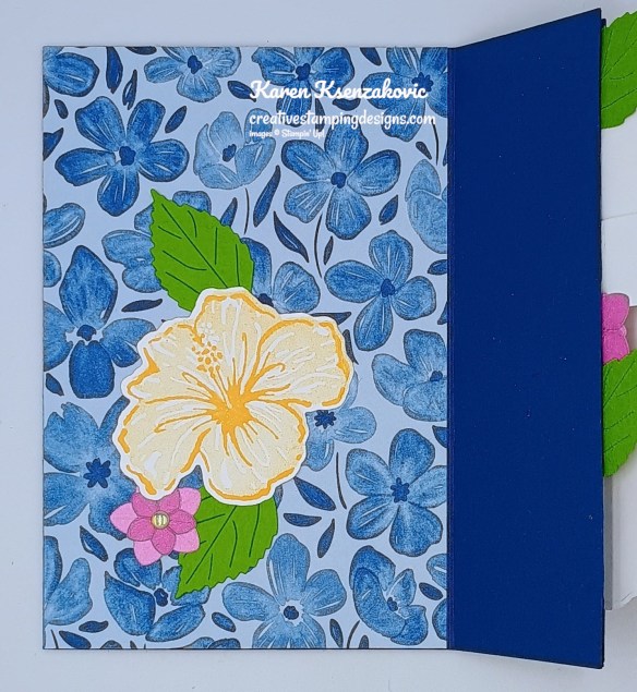 Stampin' Up! Happy Hibiscus Fun Fold 3 creativestampingdesigns.com