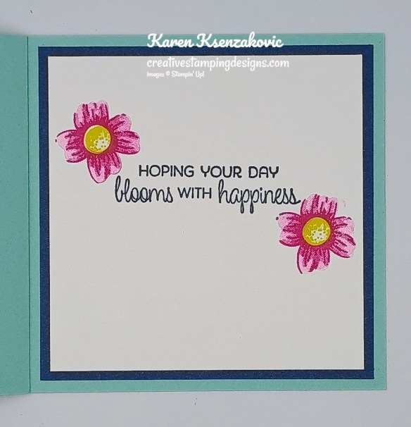 Stampin' Up! Impressions Abloom Fun Fold 5 creativestampingdesigns.com